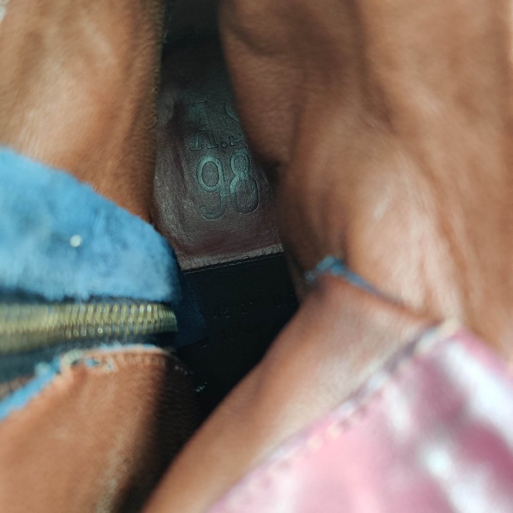 Free People A.S.98 Emerson Engineer Boots in Blue 38 7.5 8 - Picture 8 of 10